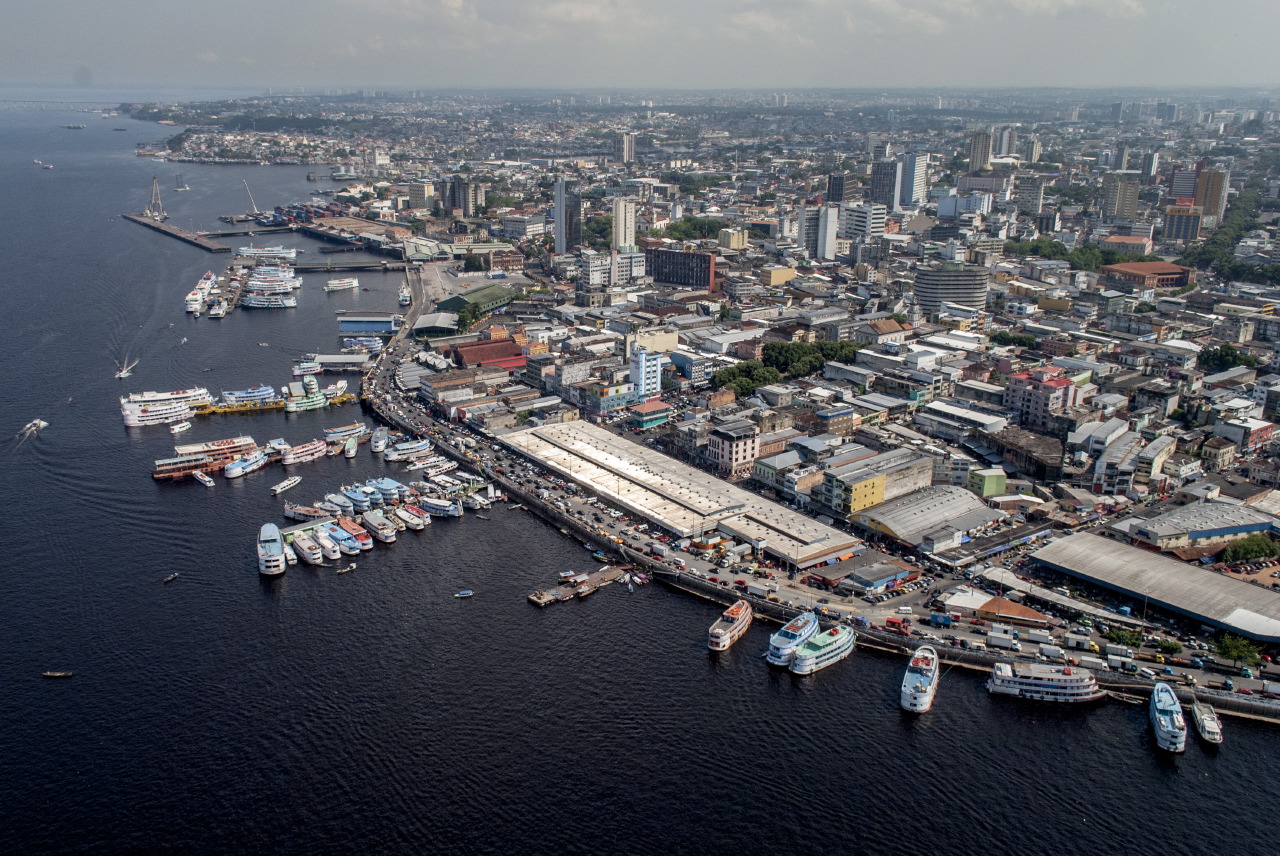 Imagem de referência de Porto de Manaus, descrito nos dados abertos como porto fluvial brasileiro