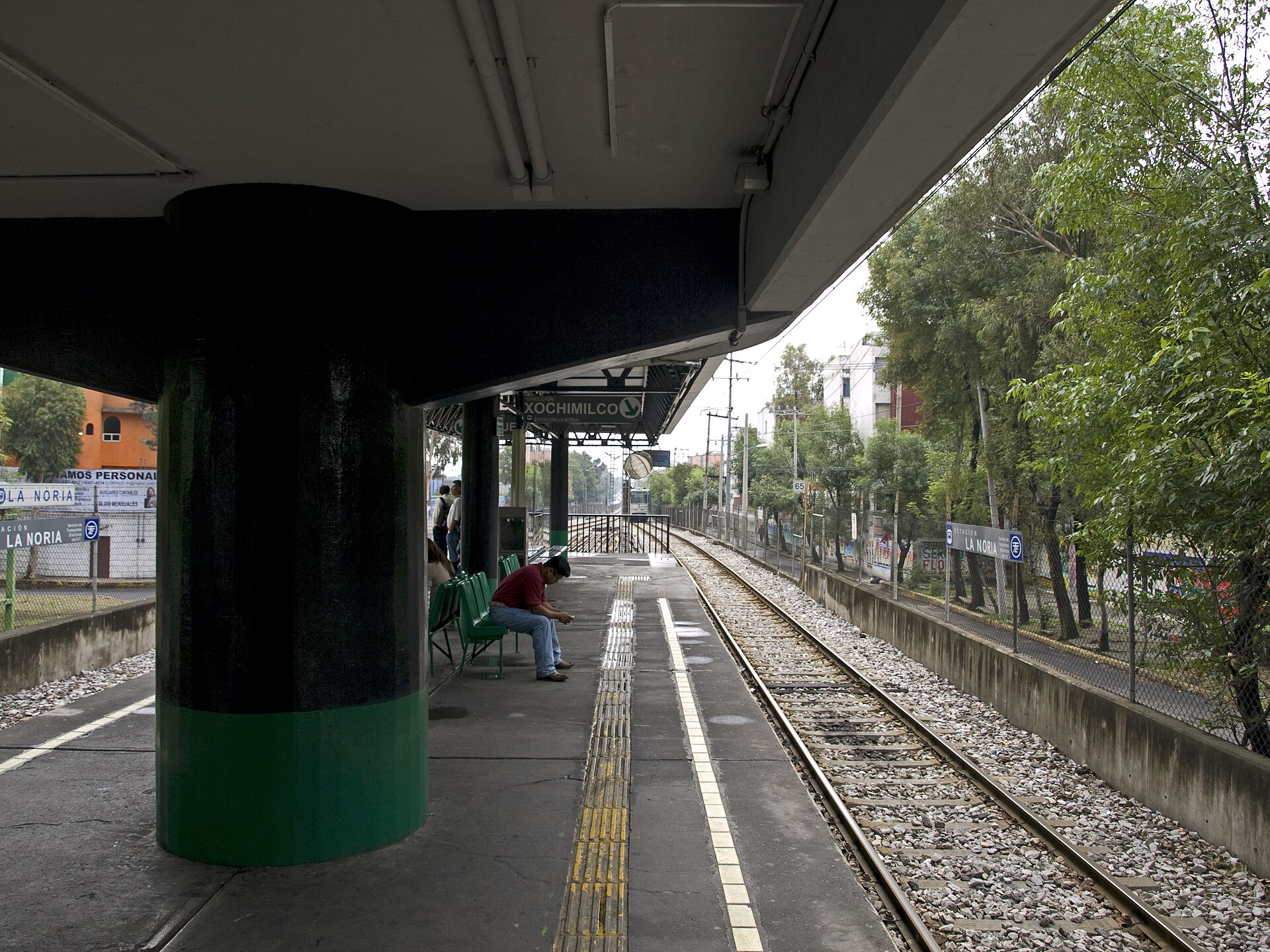 Imagem de referência de Estação La Noria, descrito nos dados abertos como parada de bonde em Xochimilco no México