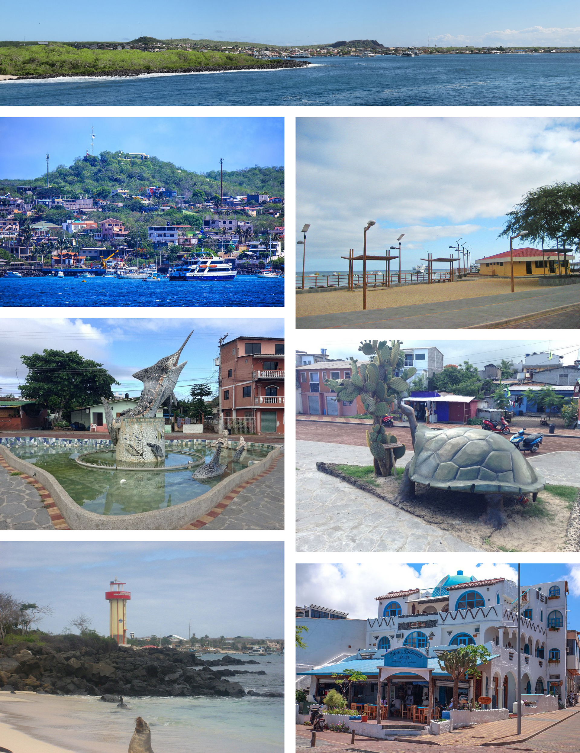 Imagem de referência relacionada a Puerto Baquerizo Moreno, item descrito como capital da província de Galápagos, Equador