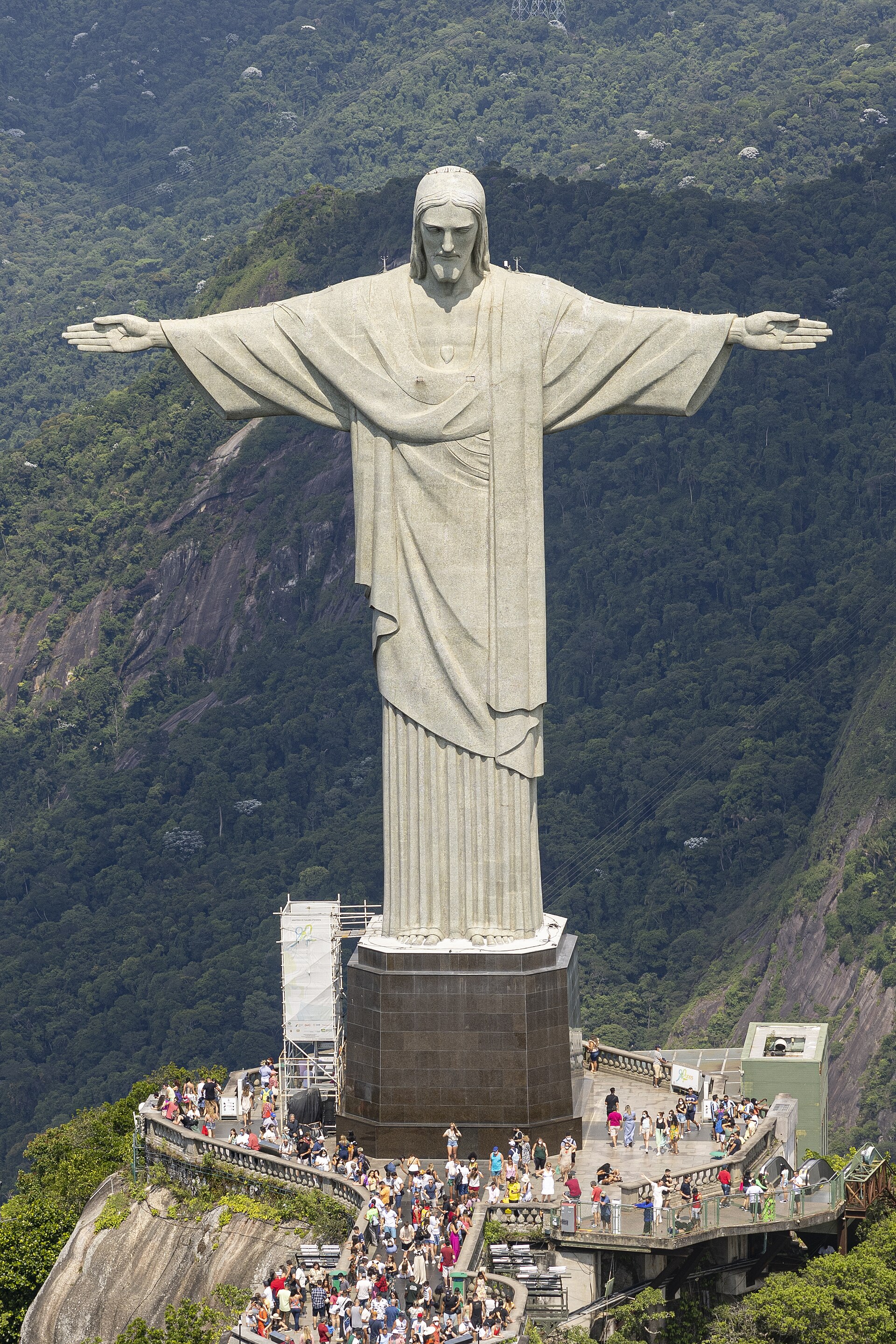 Imagem de referência de Cristo Redentor, descrito nos dados abertos como estátua art déco no Rio de Janeiro