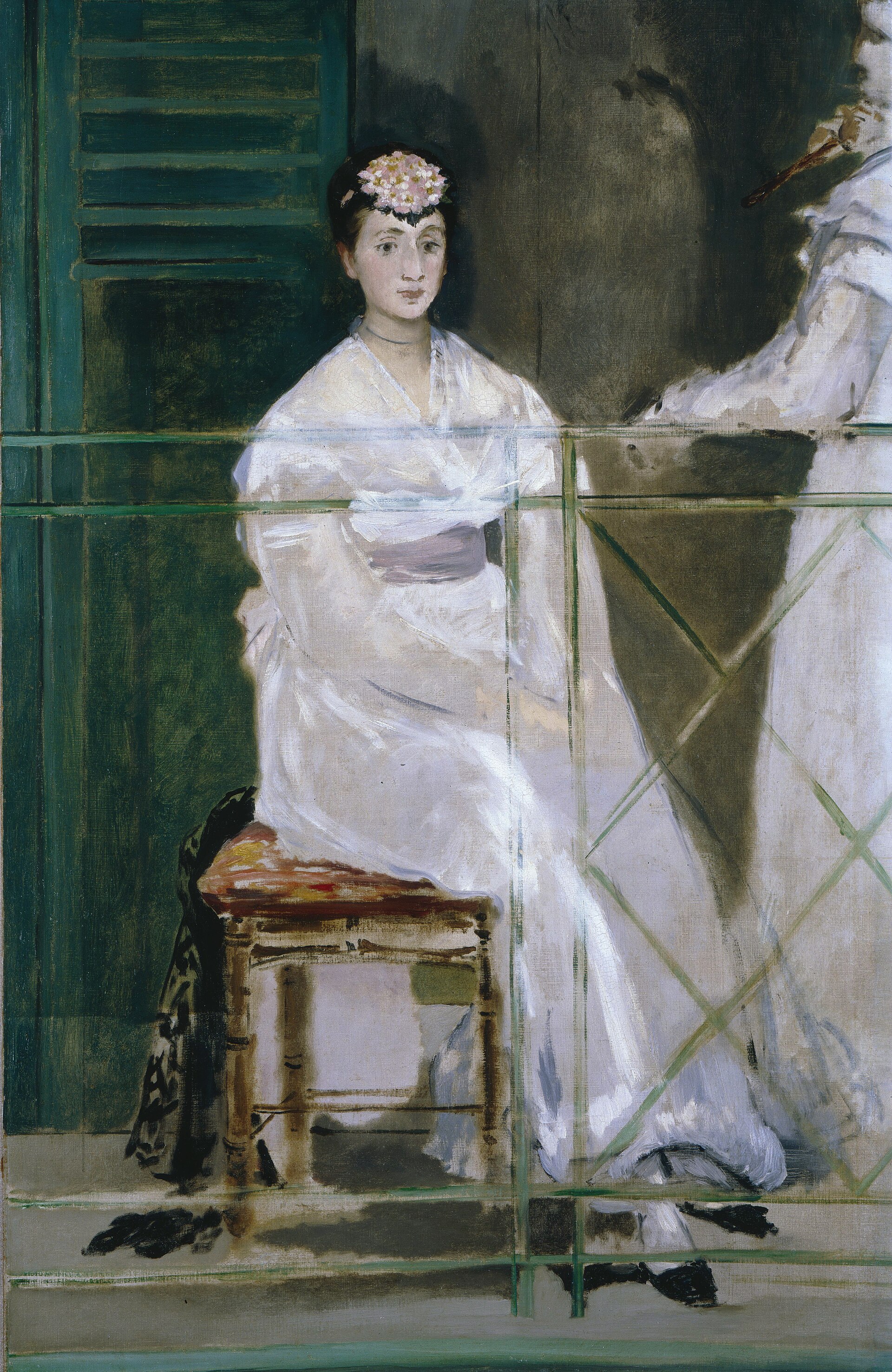 Imagem de referência de Retrato de Mademoiselle Claus, descrito nos dados abertos como pintura de Édouard Manet