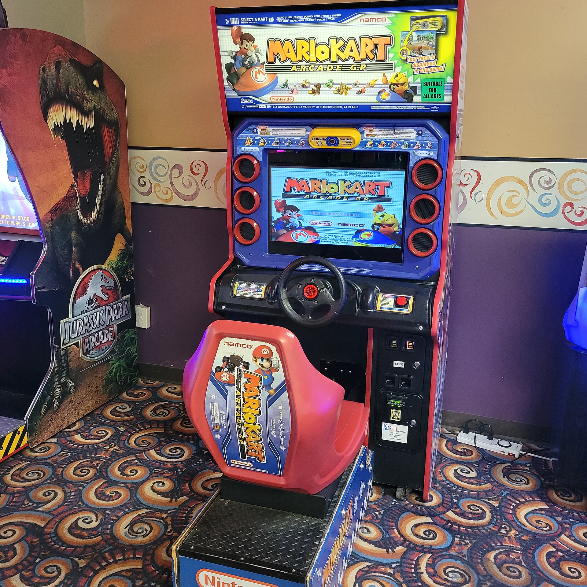 Imagem de referência de Mario Kart Arcade GP, descrito nos dados abertos como vídeojogo de 2005
