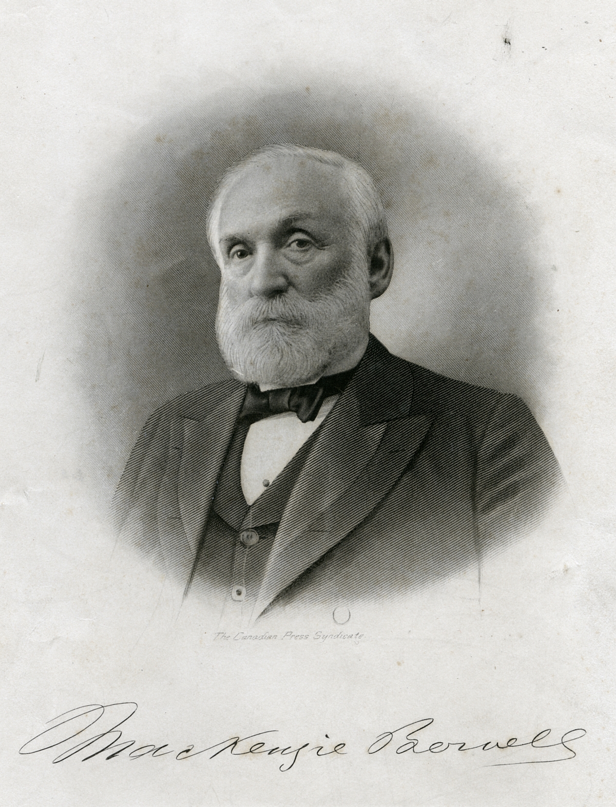 Imagem de referência relacionada a Mackenzie Bowell, item descrito como político canadense