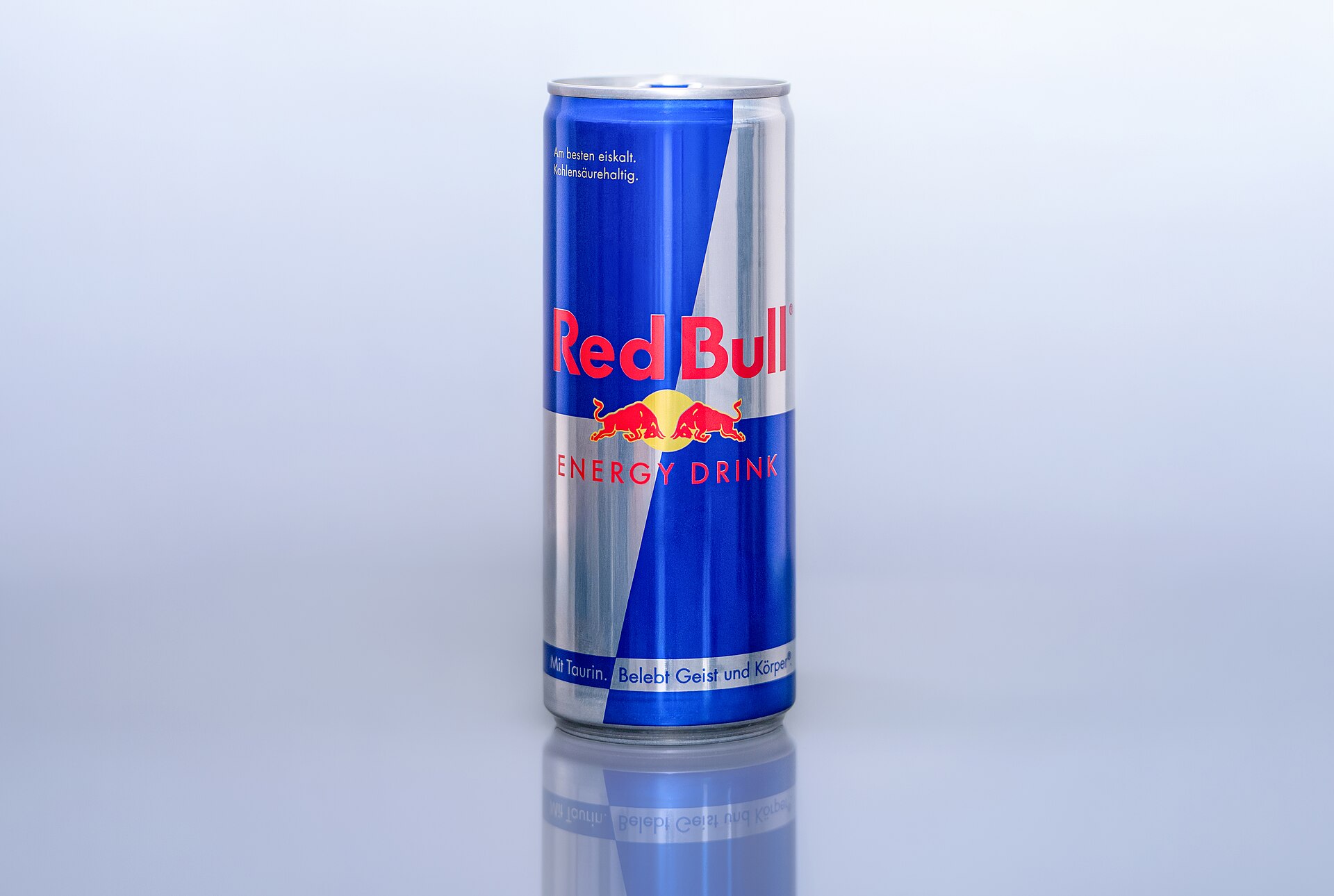 Imagem de referência de Red Bull, descrito nos dados abertos como bebida energética vendida pela companhia austríaca Red Bull GmbH
