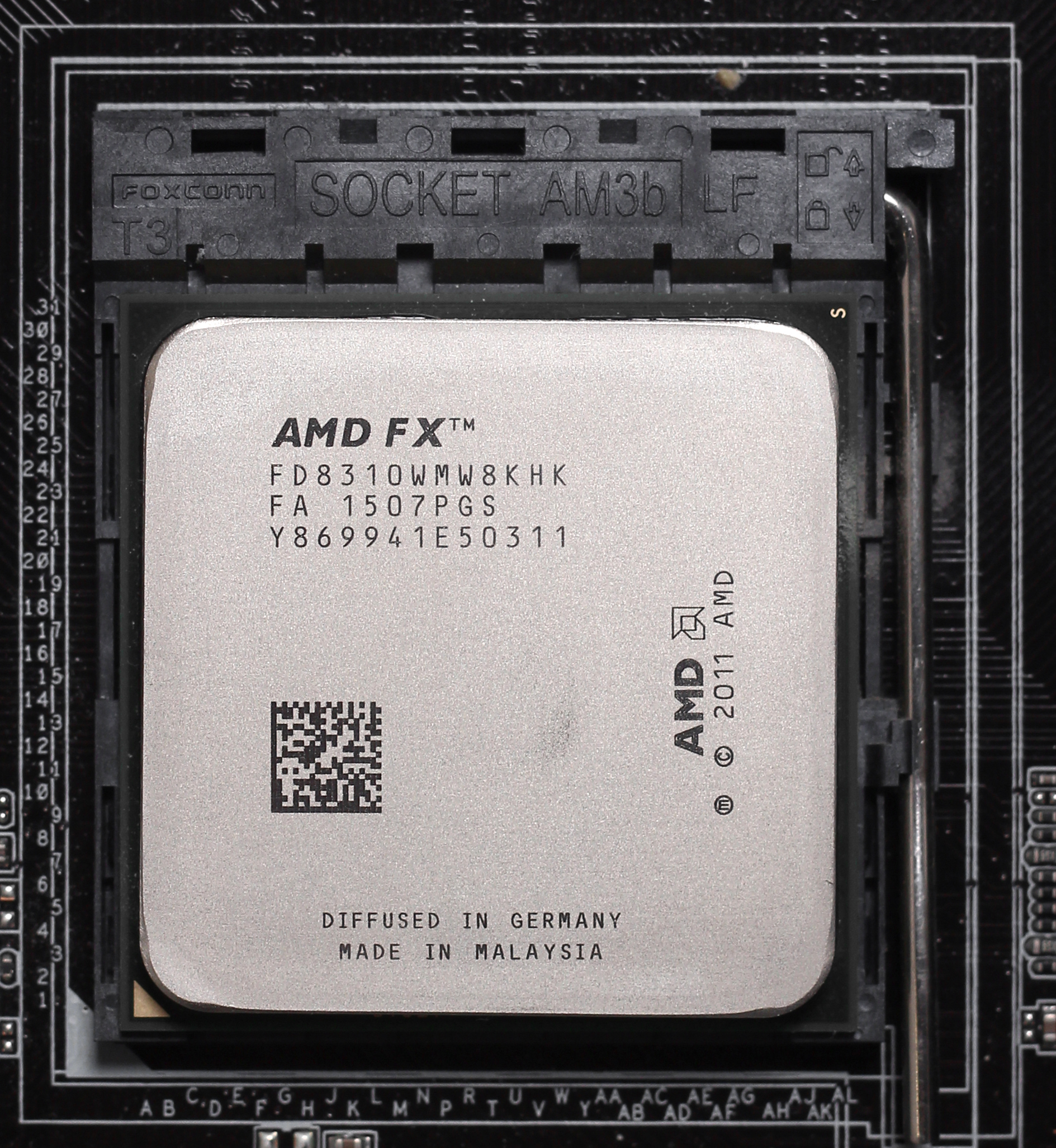 Imagem de referência relacionada a AMD FX, item descrito como família de microprocessadores produzidos pa AMD