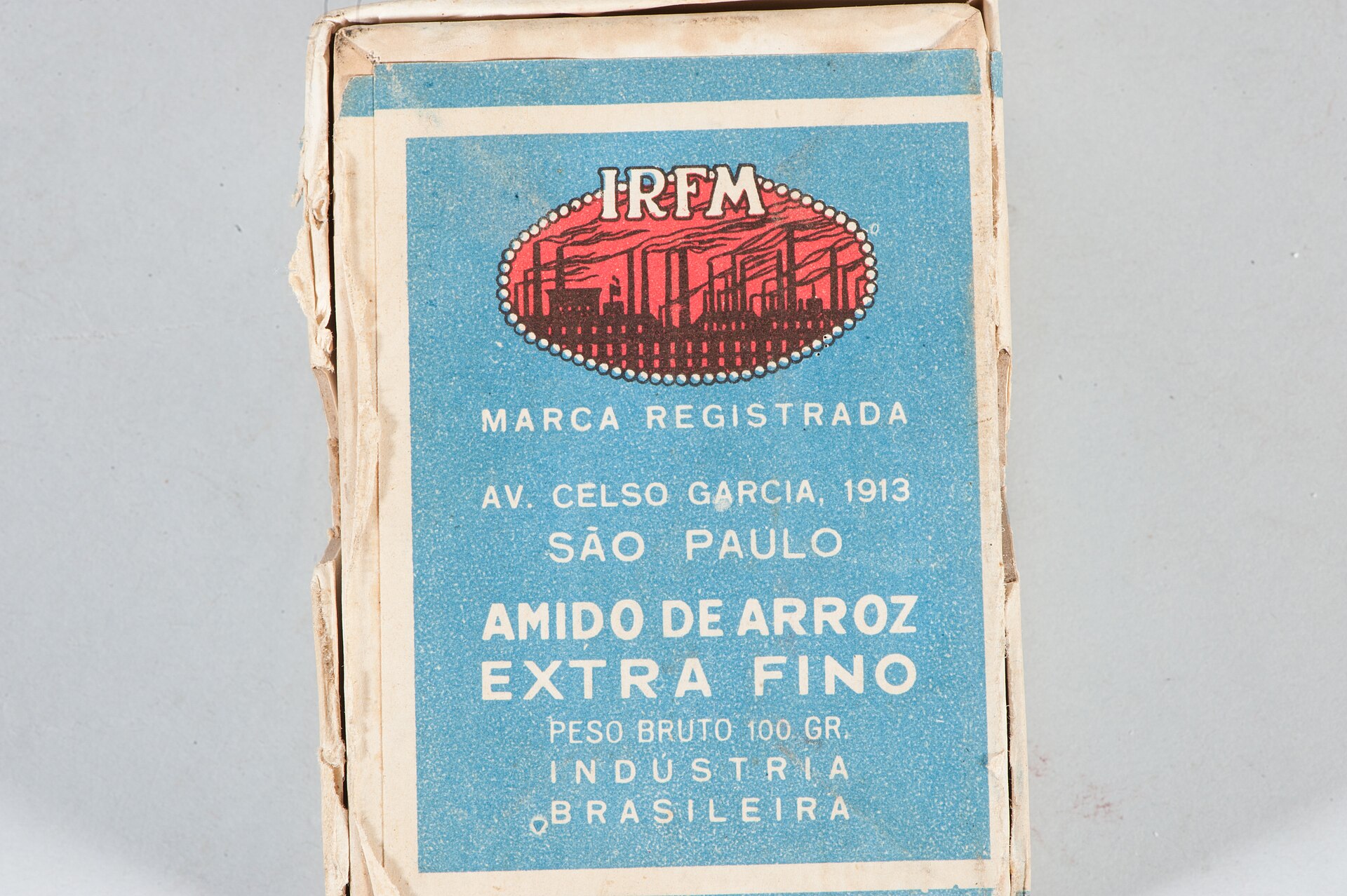 Imagem de referência de Caixa (De Amido) / Embalagem, descrito nos dados abertos como objeto que integra a coleção do Museu Paulista (1-07-04-000-08406-00-00)