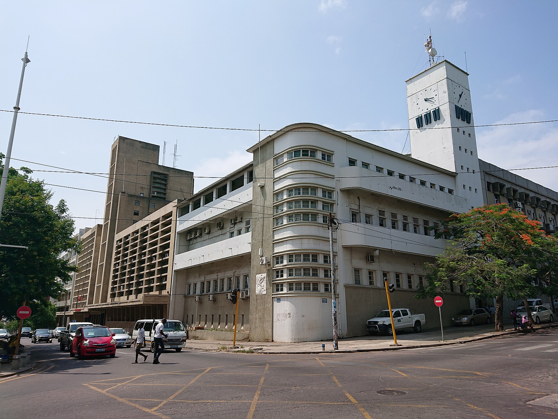 Imagem de referência de sede de Telecomunicações de Moçambique, descrito nos dados abertos como edifício em Maputo