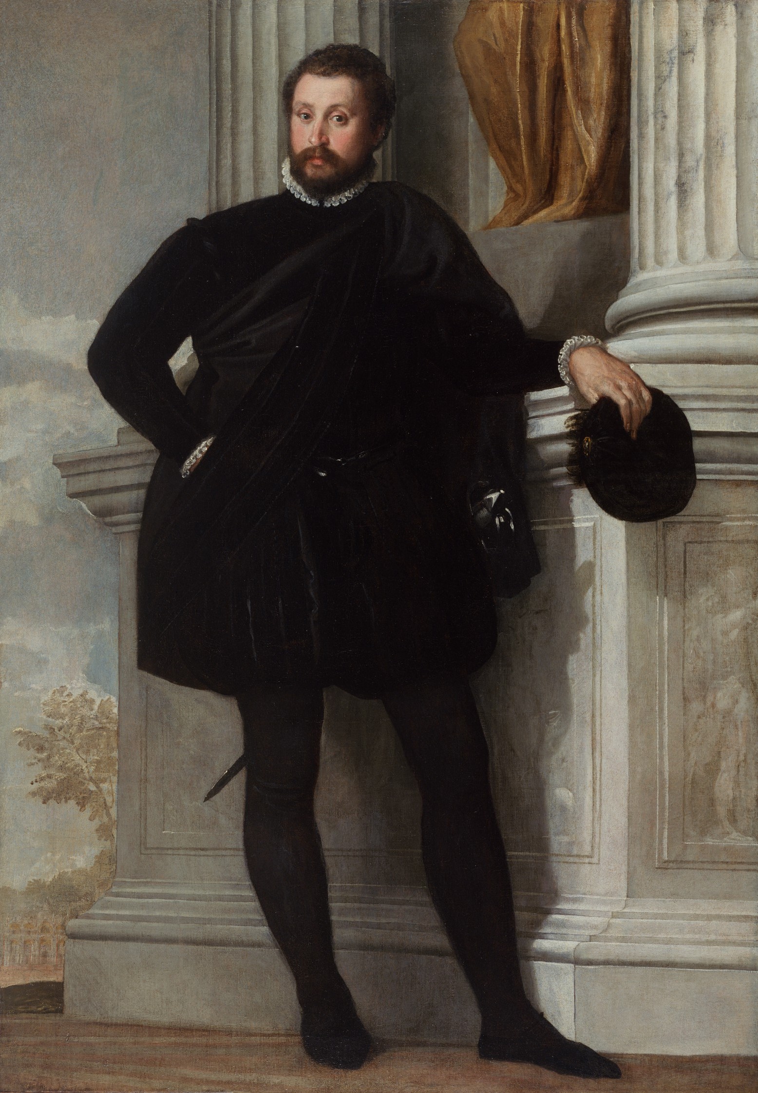 Imagem de referência de Retrato de um homem, descrito nos dados abertos como pintura de Paolo Veronese