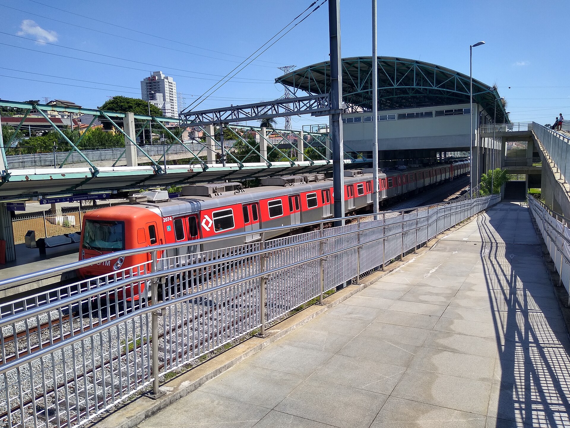 Imagem de referência de Estação Comendador Ermelino, descrito nos dados abertos como estação ferroviária no município de São Paulo, Brasil