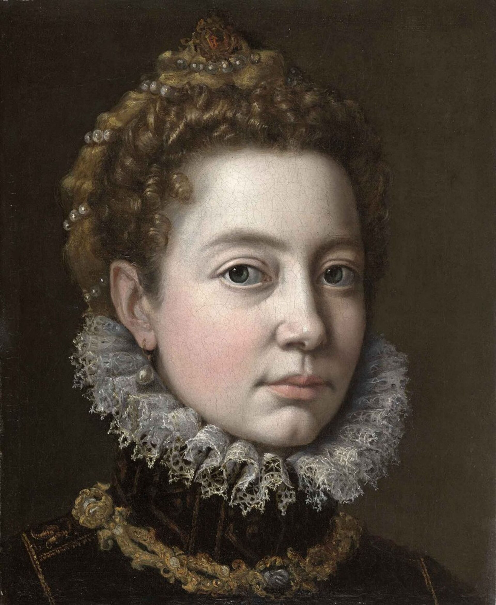 Imagem de referência de Autorretrato (c. 1560), descrito nos dados abertos como pintura de Sofonisba Anguissola
