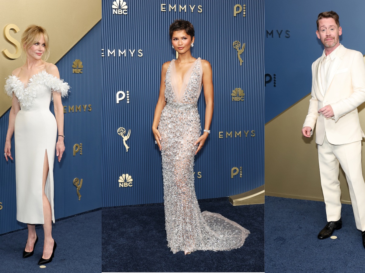 Nicole Kidman, Zendaya e mais famosos vão ao Emmy; veja fotos do tapete vermelho