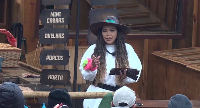 Heranças! Galisteu avisa que o eliminado desta quinta (24) deixa dois presentes em A Fazenda 18