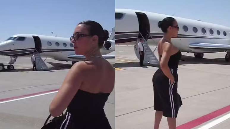 Esposa de Cristiano Ronaldo posa diante de jatinho de R$ 360 milhões: 'Tem mais de onde isso veio'