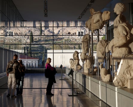 The Parthenon gallery at the Acropolis Museum in Athens.
