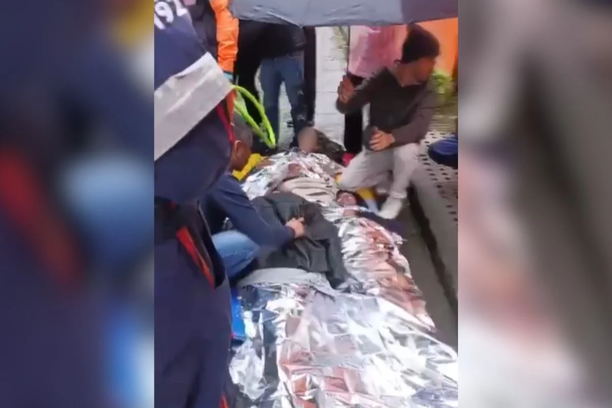 Segundo a Polícia Militar, o treinamento ocorreu em área destinada à instrução. Ao todo 5 crianças passaram mal e precisaram de atendimento - Metrópoles