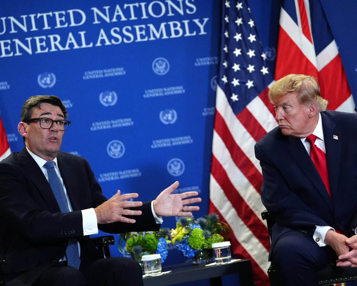 Burnham navega por rápidos diplomáticos na primeira reunião com Trump, mas águas turbulentas ainda estão à frente