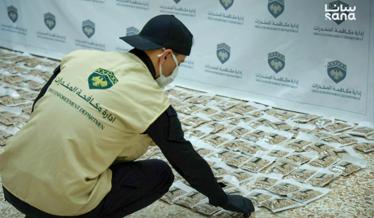 Síria apreende drogas em operações ao longo da fronteira com o Líbano