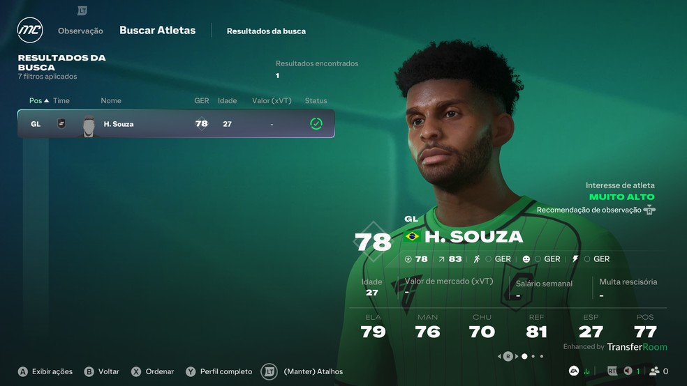 Modo Carreira no EA FC 27: 15 jogadores do Brasileirão para contratar
