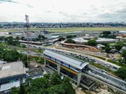 Estação Congonhas da Linha 17- Ouro do Metrô. Foto de: Sergio Barzaghi/PrefSP
