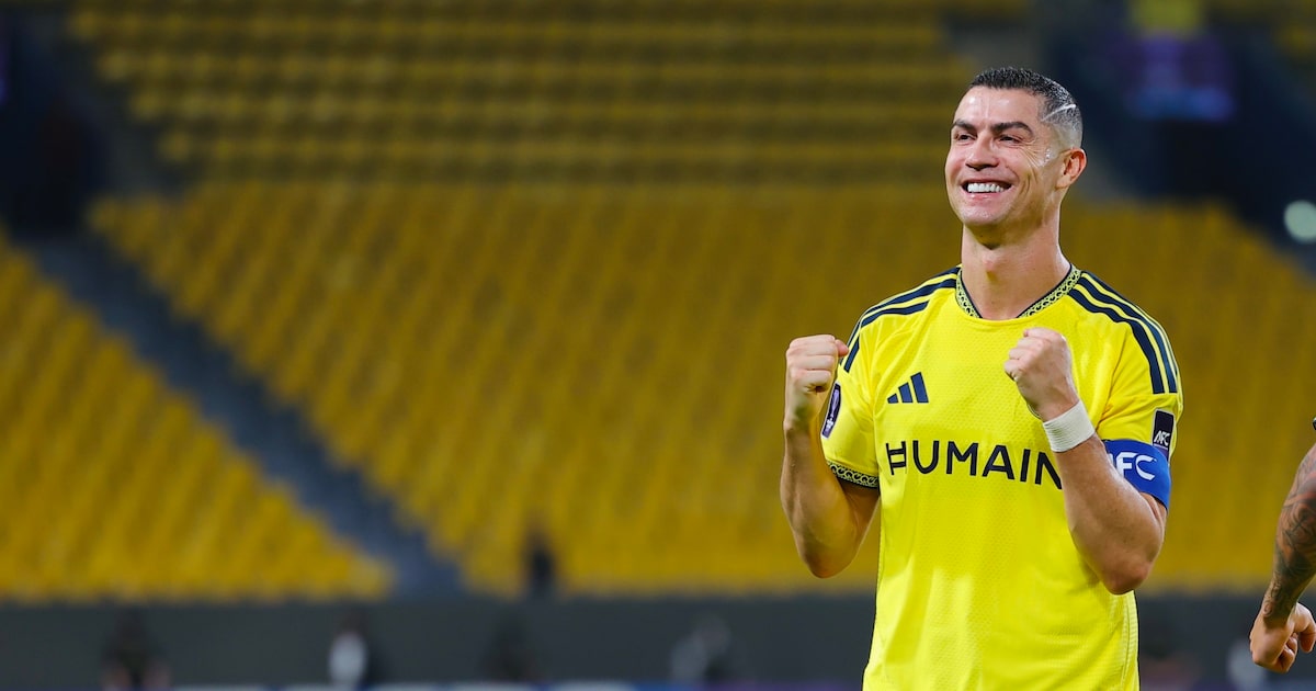 Cristiano Ronaldo volta a marcar em vitória do Al-Nassr na Champions League da Ásia