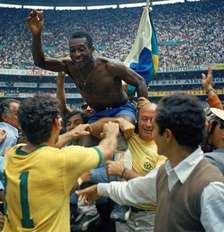 Pelé foi eleito a maior lenda da história das Copas segundo a BBC (Foto: Alessandro Sabbatini/ Getty Images) Foto: Getty Images / BBC News Brasil