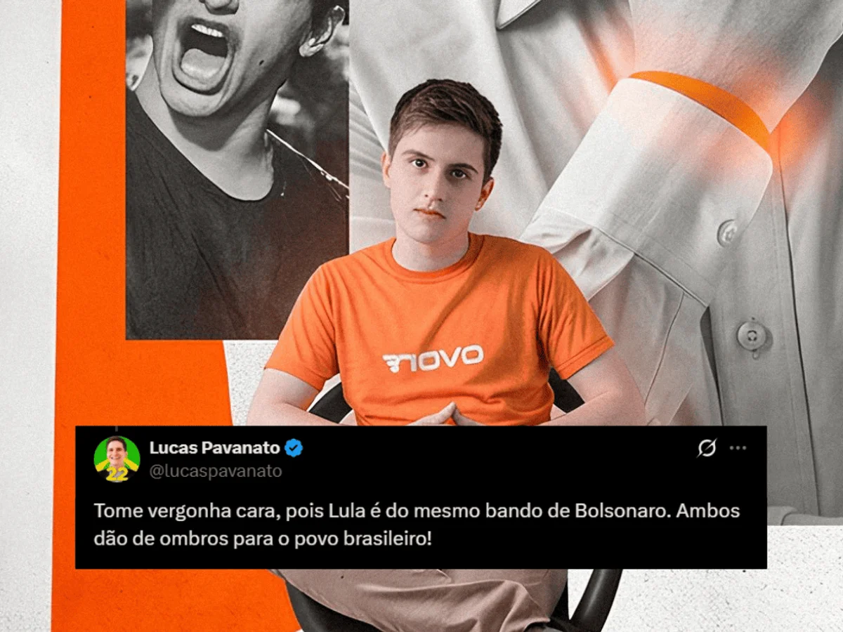 Ex-MBL e mais votado do PL em SP, Lucas Pavanato já criticou o bolsonarismo