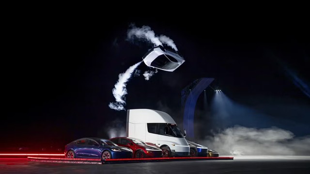 Carro 'voador'? Tesla apresenta modelo que faz manobra no ar