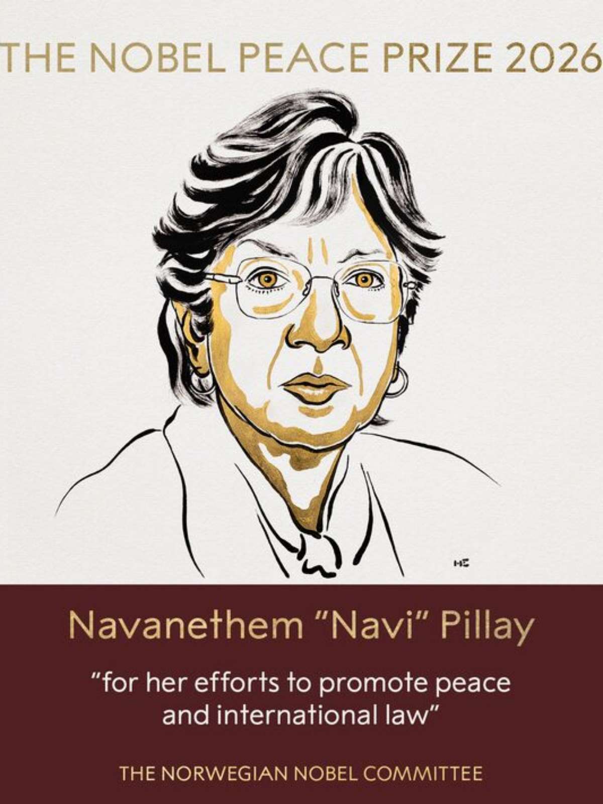 'Fundamental para garantir que crimes de guerra, crimes contra a humanidade e genocídio sejam julgados pela Justiça', diz Nobel sobre Pillay