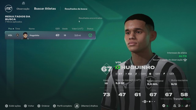 Modo Carreira no EA FC 27: 15 jogadores do Brasileirão para contratar
