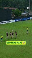 Eduardo Pape abre o placar para o Brasil diante da Venezuela
