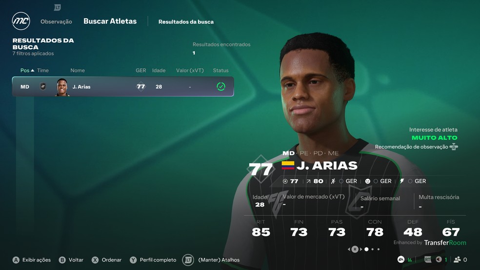 Modo Carreira no EA FC 27: 15 jogadores do Brasileirão para contratar