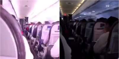 Avião da Latam foi atingido por raio durante voo Foto: Reprodução/Redes Sociais