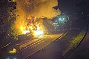 Rodoanel tem 12 km de congestionamento após acidente com fogo em carretas - imagem 6