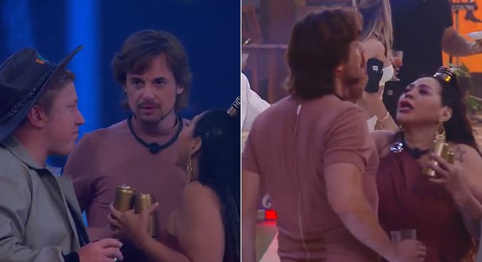 Entenda a reação de Darlin Ferrattry após beijão de Daniel Erthal e Renata Del Bianco em A Fazenda