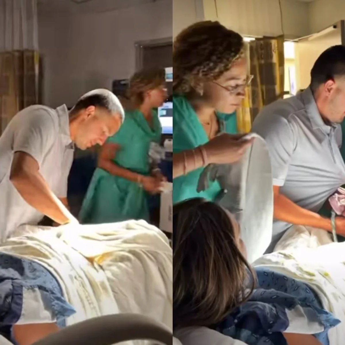 Homem faz parto da esposa após obstetra sair do quarto e não voltar a tempo