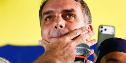 Flávio Bolsonaro foi derrotado no segundo turno da eleição presidencial Foto: Wilton Junior/Estadão / Estadão