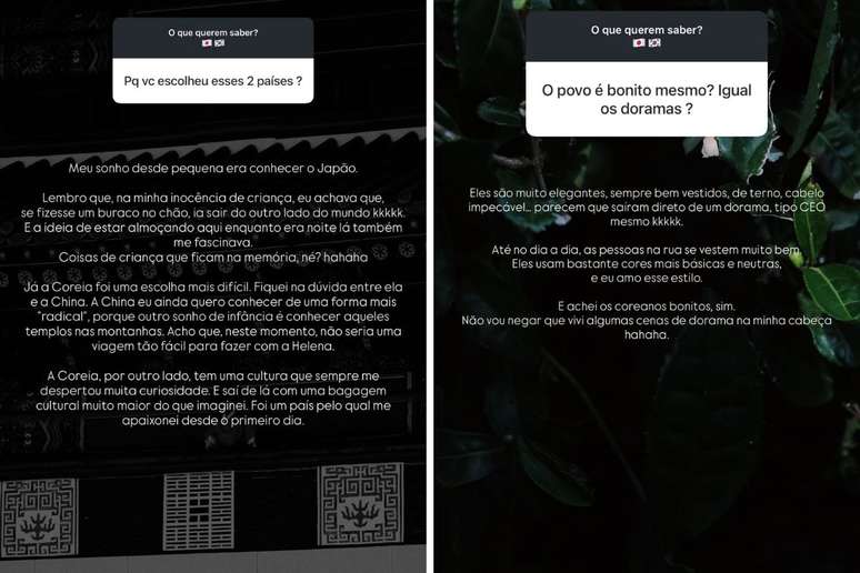 Solteira, Amanda Kimberlly revela paquera durante viagem à Coreia do Sul: 'Cenas de dorama'