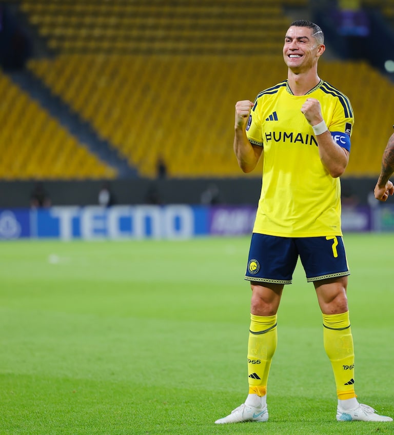 Cristiano Ronaldo volta a marcar em vitória do Al-Nassr na Champions League da Ásia