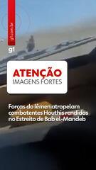 Forças do Iêmen atropelam combatentes Houthis rendidos no Estreito de Bab el-Mandeb